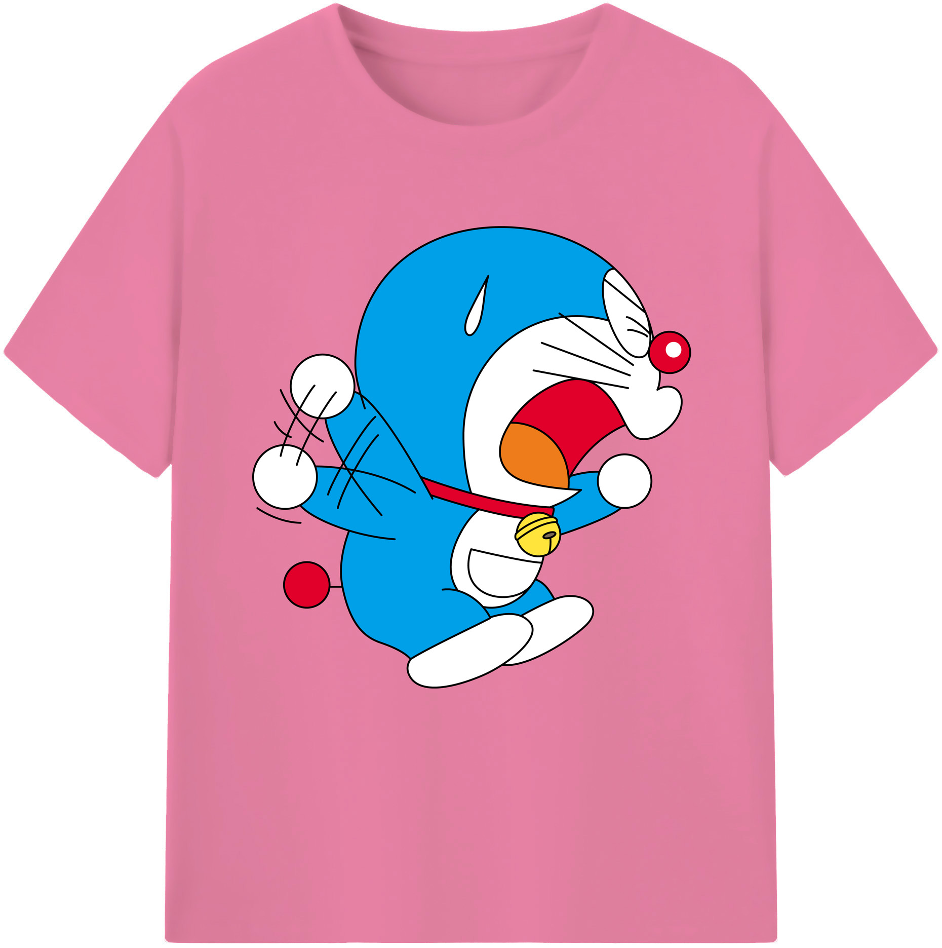 （画像用） ドラえもん Doraemon 綿100％半袖Tシャツ（フロントプリント）